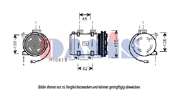 AKS DASIS kompresorius, oro kondicionierius 858391N